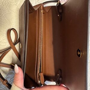 Burberry Brown Leather Crossbody Bag